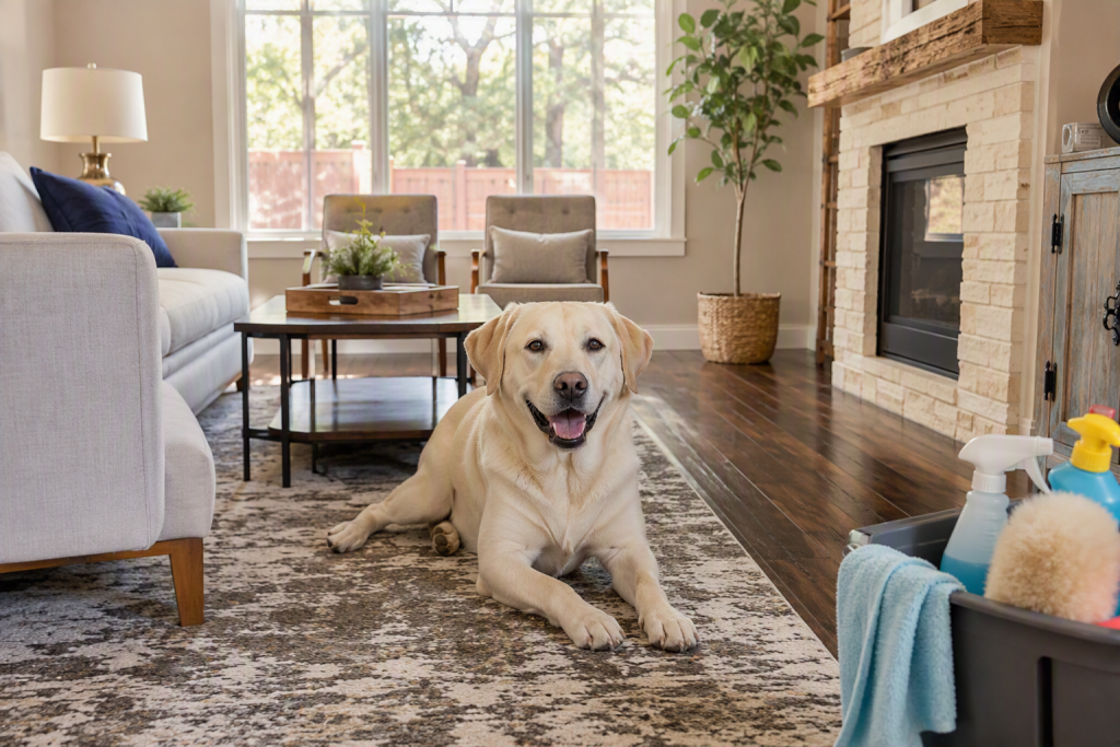 How to Keep Your House Clean With Dogs in Texas